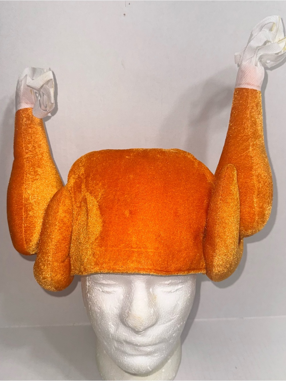 Plush Roasted Turkey Hat Thanksgiving Costume Fancy Dress Party Novelty Trot Cap